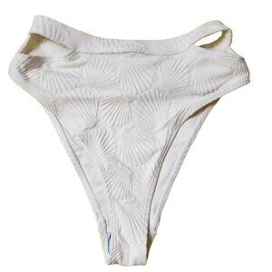 Topshop Women's Cream Shell Bikini Bottom NWT US4